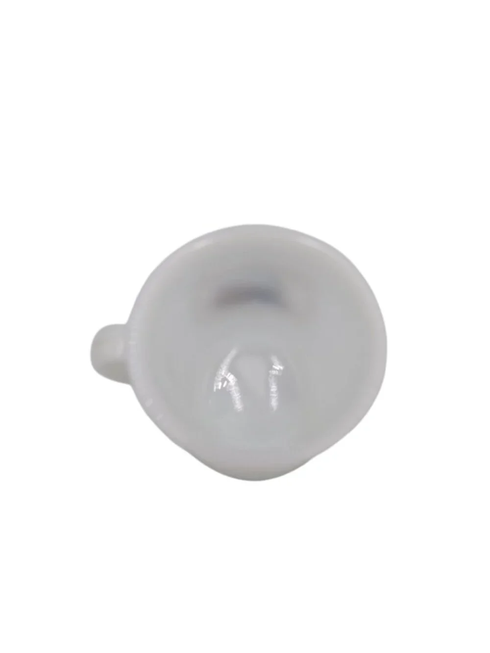 Avon Shaving Mug Iron Horse Design Milk Glass Style Vintage Cup Train Locomotive